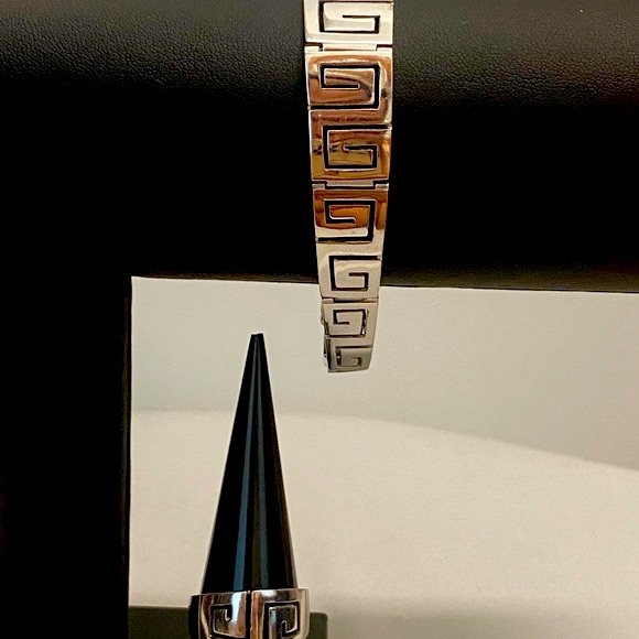 Bracelet and Ring Set NWOT Greek Design - Picture 5 of 5